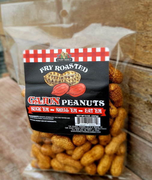 Cajun Fry Roasted Peanuts 8oz. - The Peanut Trading Company